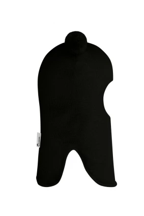 Зимняя шапочка шлем Corona.hm "Пандочка" черный