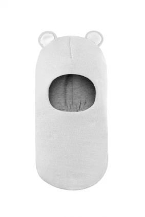 Зимова шапочка-шолом Corona.hm "Міс Ведмедиця" молоко