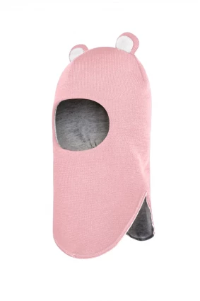 Зимова шапочка-шолом Corona.hm "Міс Ведмедиця" рожевий