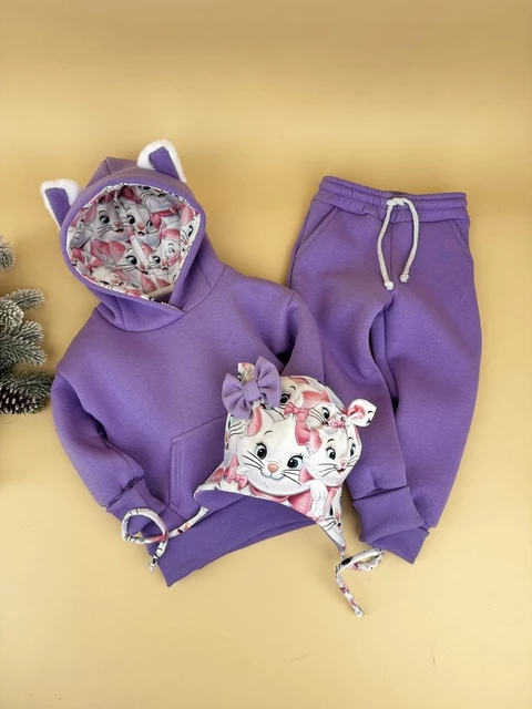 Костюм Corona.hm *Кицюня* фіалка з шапочкою (шапочка на вибір)