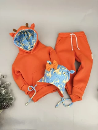 Костюм Corona.hm *Жирафчик* помаранчевий з шапочкою (шапочка на вибір)