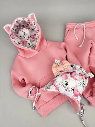 Костюм Corona.hm *Кицюня* рожевий з шапочкою (шапочка на вибір)