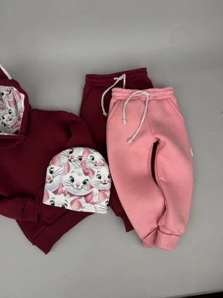 Костюм Corona.hm *Кицюня* бордо з додатковими штанами та шапочкою (шапочка на вибір)