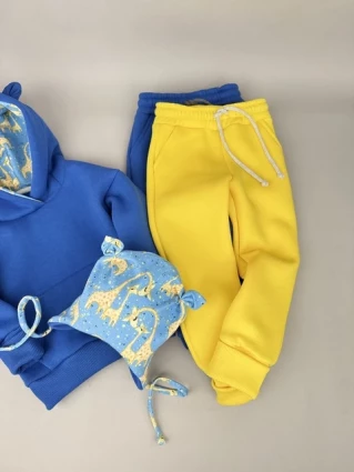 Костюм Corona.hm *Жирафчик* джинс з додатковими штанами та шапочкою (шапочка на вибір)