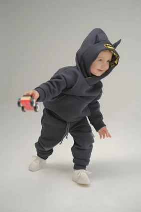 Костюм Corona.hm *Бетмен* графіт з шапочкою та додатковими штанами
